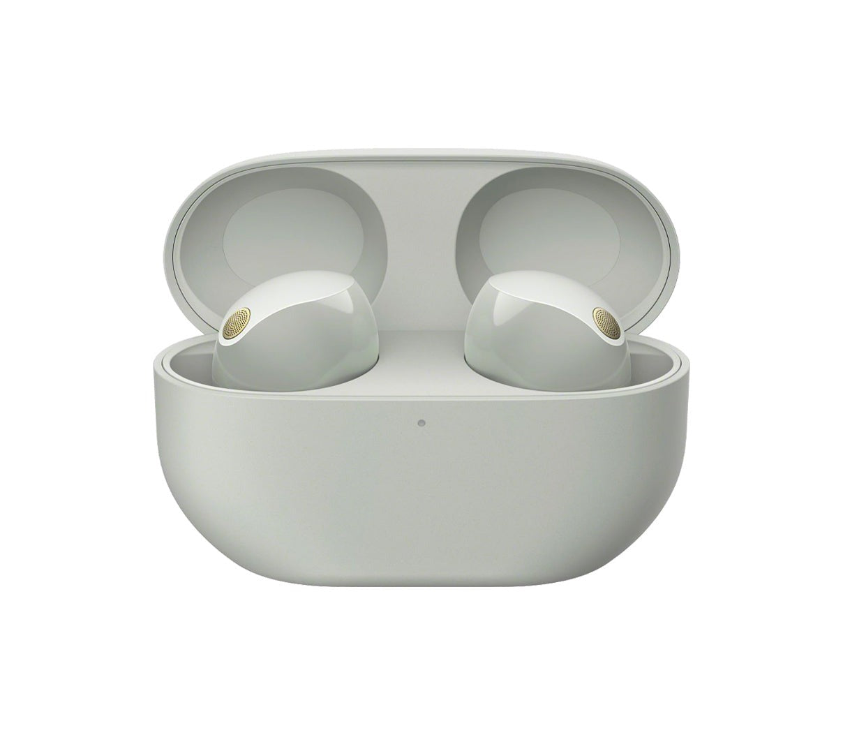 Sony WF-1000XM5 Rechargeable Charging Case with Lithium-Ion Batteries for Charging Earbuds (Silver)