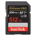 SanDisk Extreme Pro SDXC UHS-I Memory Card with 200MBPS Read and 140MBPS Write Speed (512GB, Black)