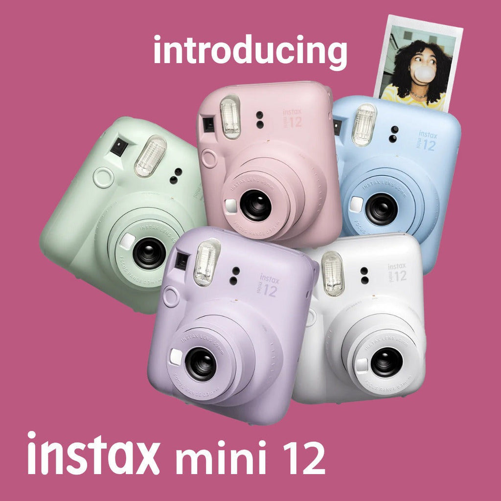 Fujifilm Instax Mini 12 with 60mm Lens (Lilac Purple) Bundle