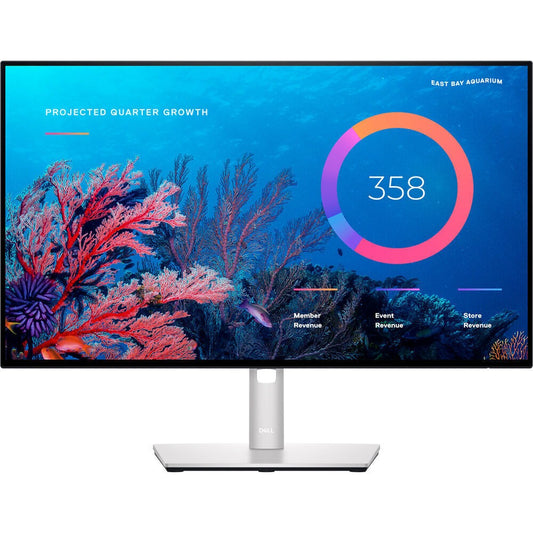 Dell U2422HE Monitor, 23.8" FHD IPS, USB-C, HDMI, DisplayPort (Certified Refurbished)