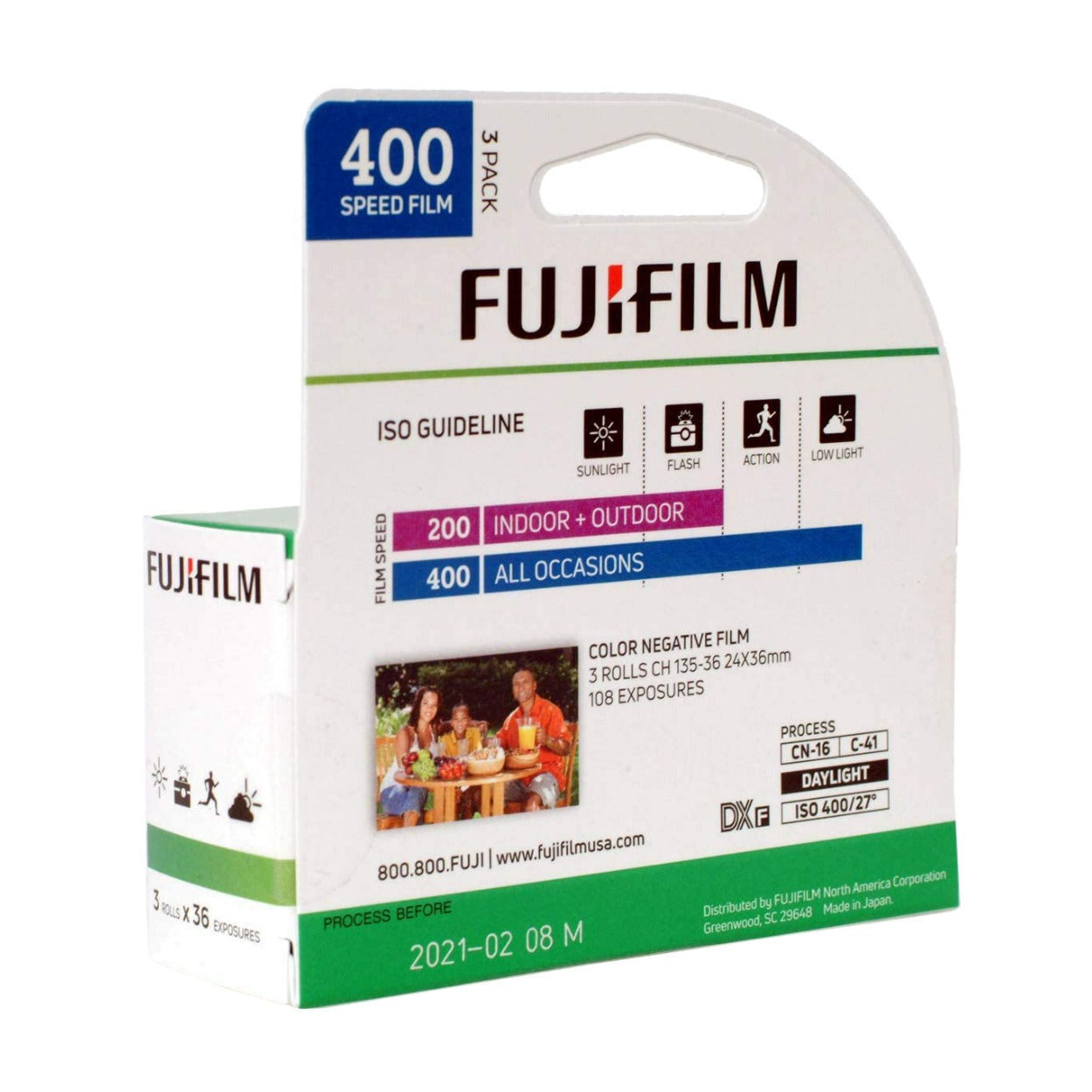 Fujifilm Fujicolor Superia X-TRA 400 Color Negative Film (3-Pack)
