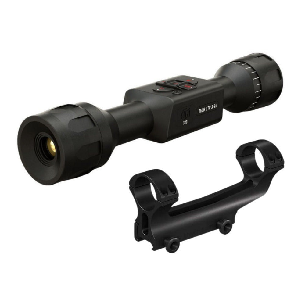ATN ThOR LTV 3-9x 320 x 240 12 Micron Ultra Light Thermal Rifle Scope Bundle