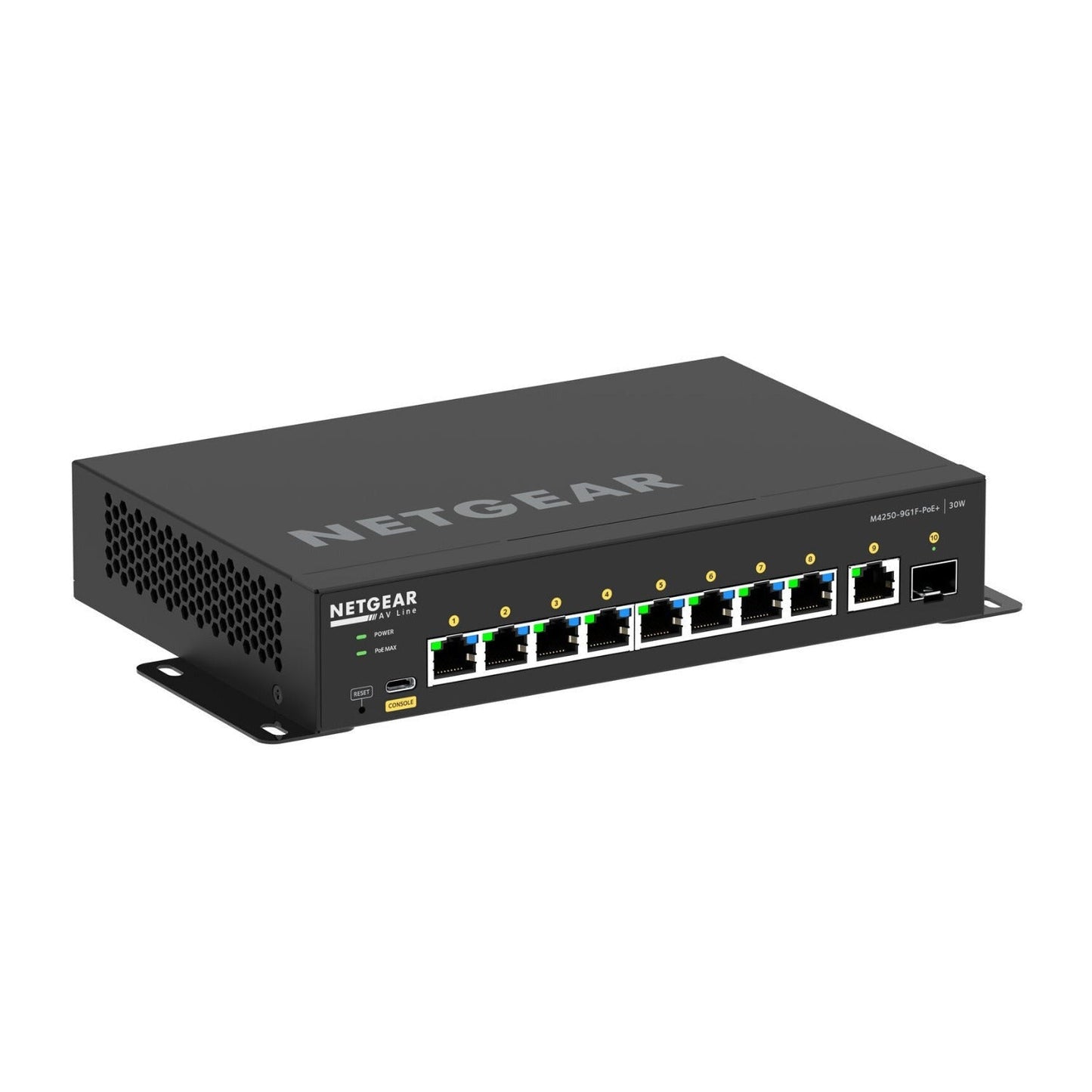 Netgear M4250 GSM4210PD 8-Port Gigabit PoE+ Managed AV Switch w/ SFP (110W)