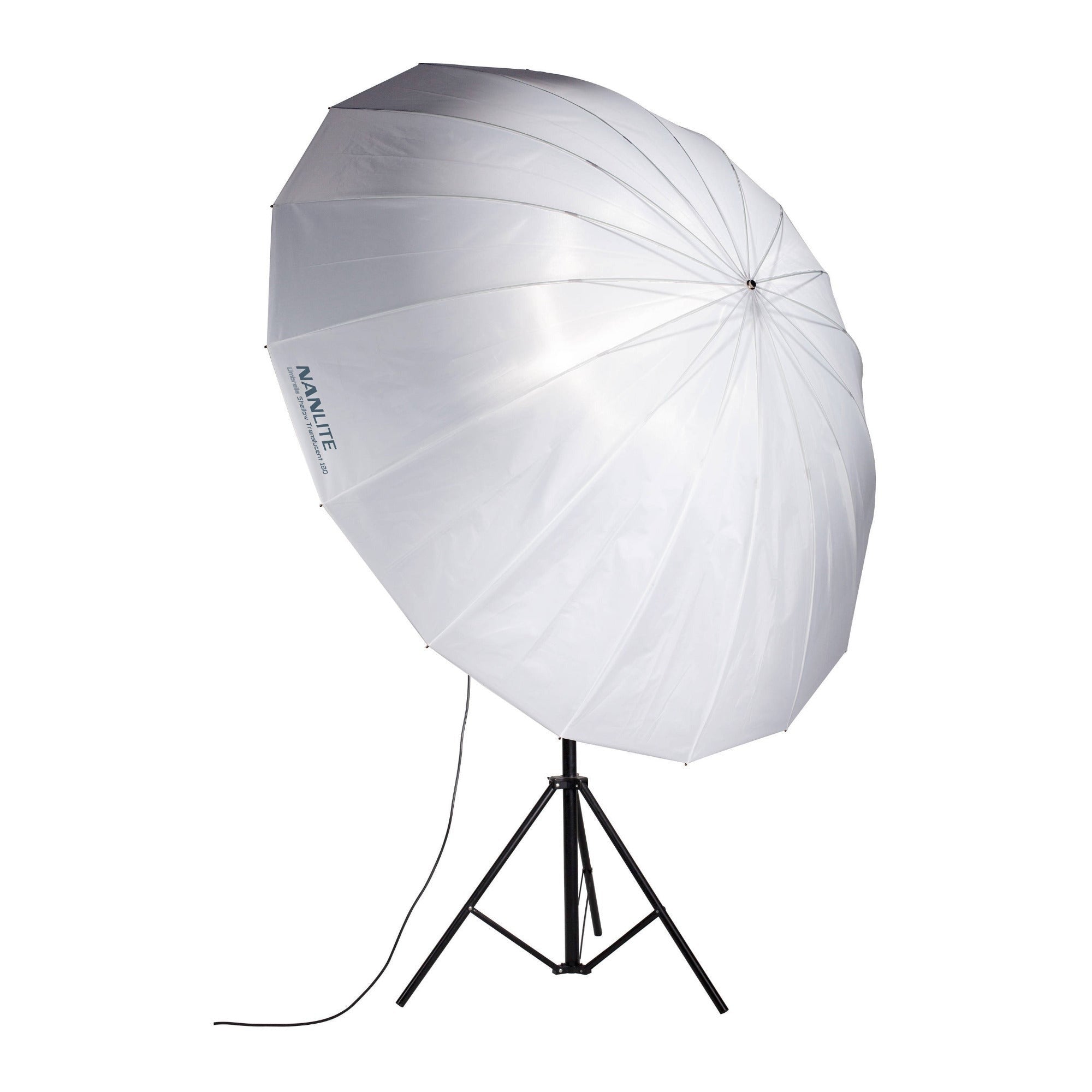 NanLite Silver Shallow Umbrella 180 (71in)