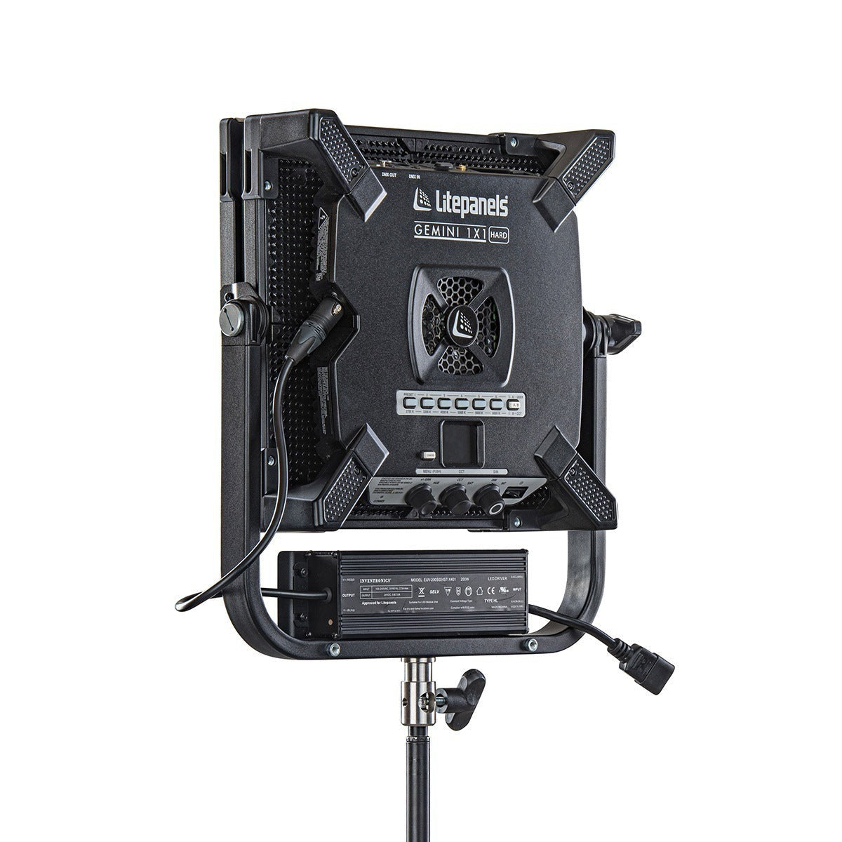 Litepanels Gemini 1 x 1 RGBWW LED Hard Panel (Standard Yoke, US Power Cord)