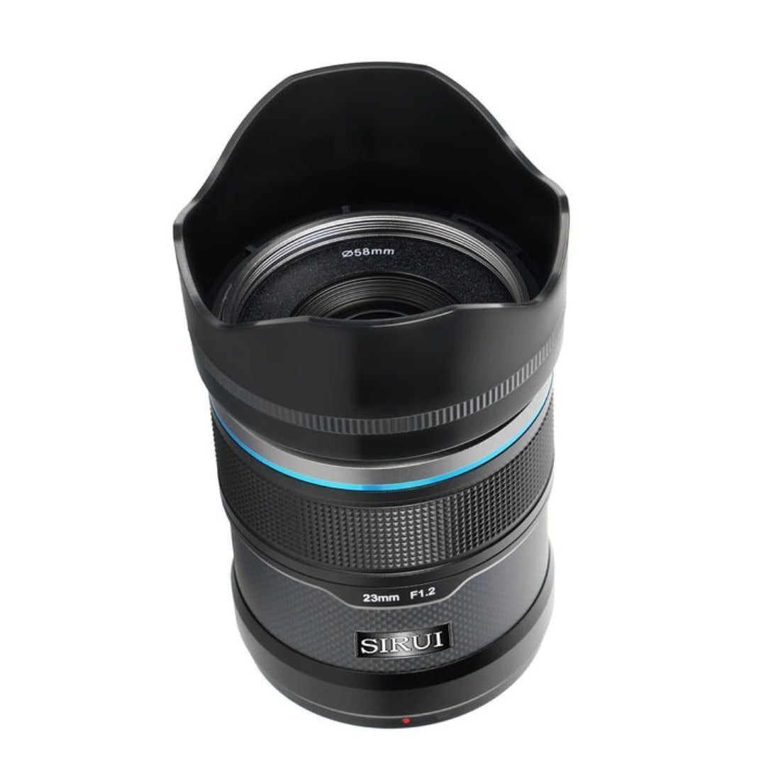 SIRUI Sniper Series 23mm F1.2 APS-C Autofocus Lens (E Mount, Black, Carbon Fiber)