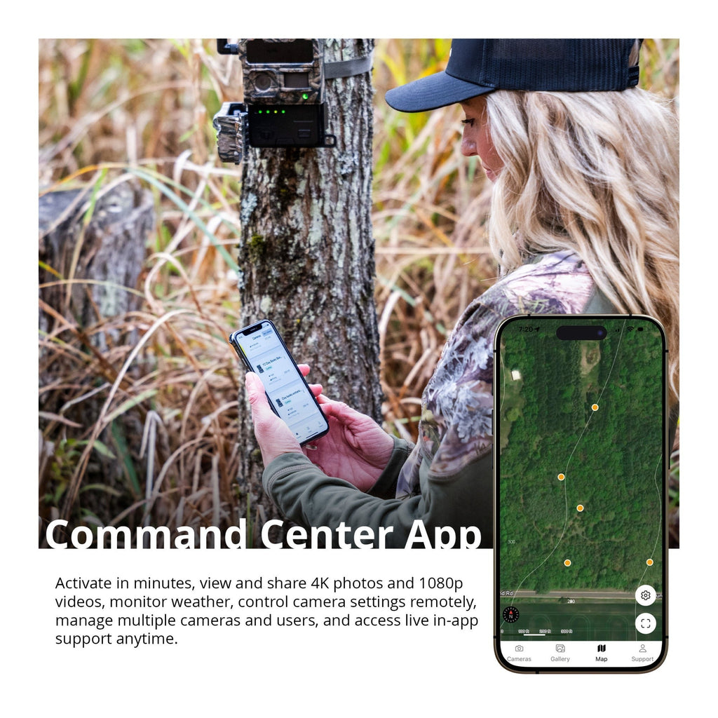 Yellowstone Y2 Trail Camera Bundle with Battery, Solar Panel, Card Reader, and Accessories (6-Pack)