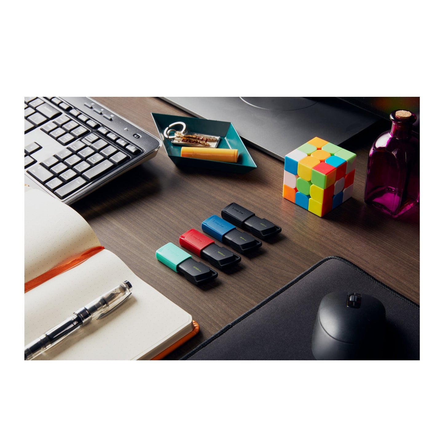 Kingston 32GB DataTraveler Exodia M USB 3.2 Flash Drive (Black)