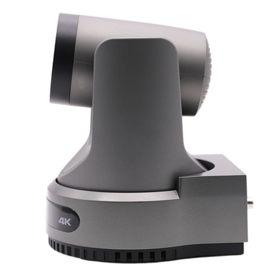 PTZOptics Move 4K PTZ Camera with NDI HX3, 12X Optical Zoom Range, and In-Built Auto Tracking (Gray)