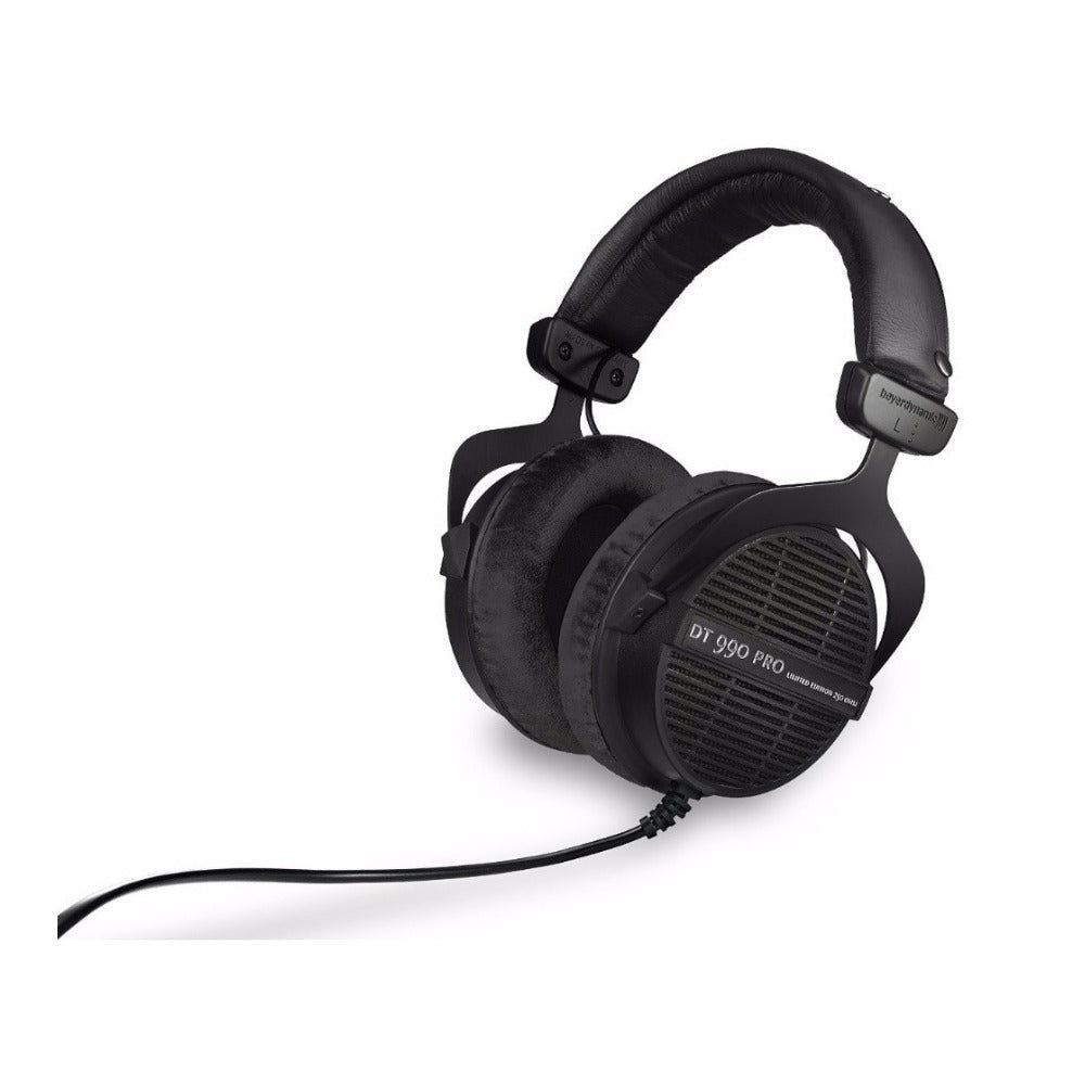 Beyerdynamic DT 990 PRO Studio Headphones (Ninja Black, Limited Edition) Bundle