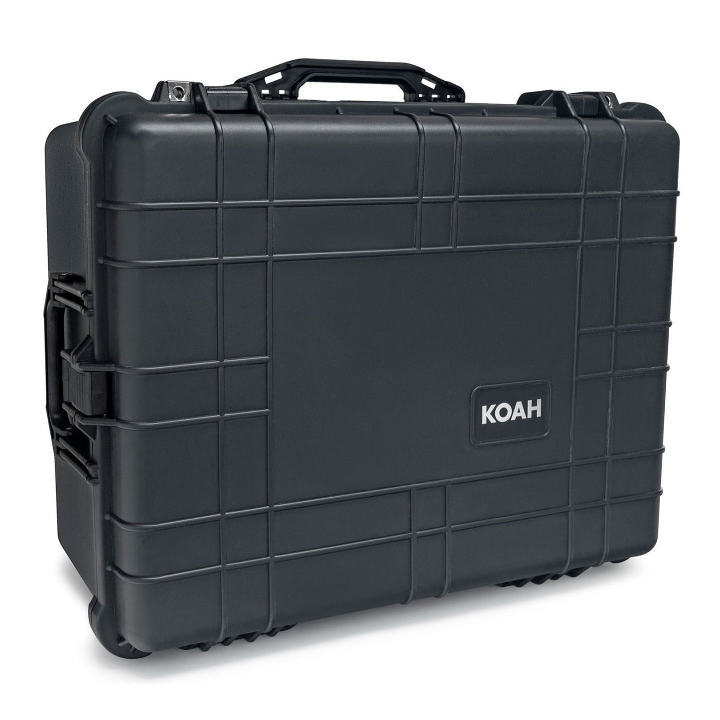 Koah Weatherproof Wheeled Hard Case with Customizable Foam (25 x 20 x 12 Inch)