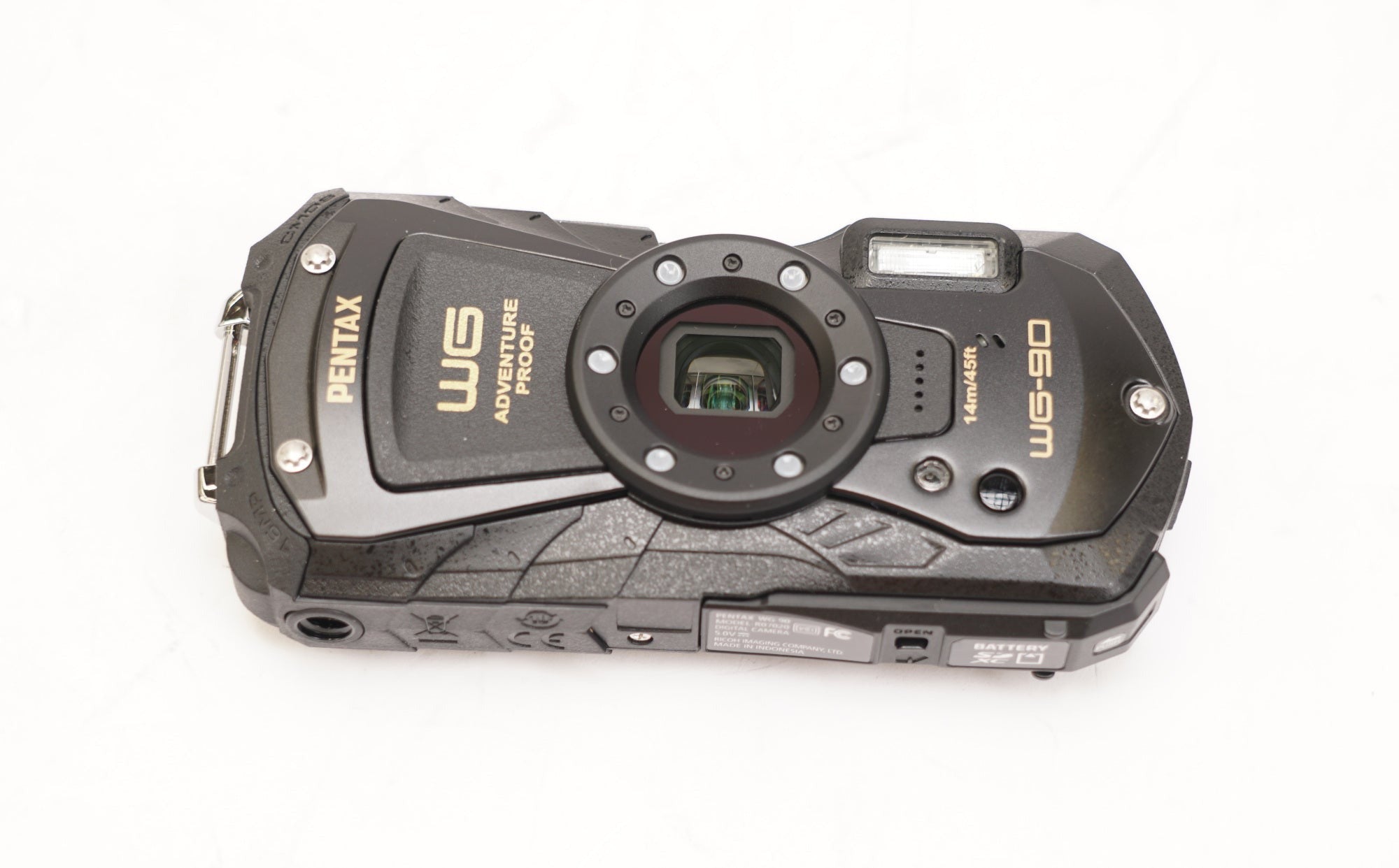PENTAX WG-90 Compact Camera, Black (Used)