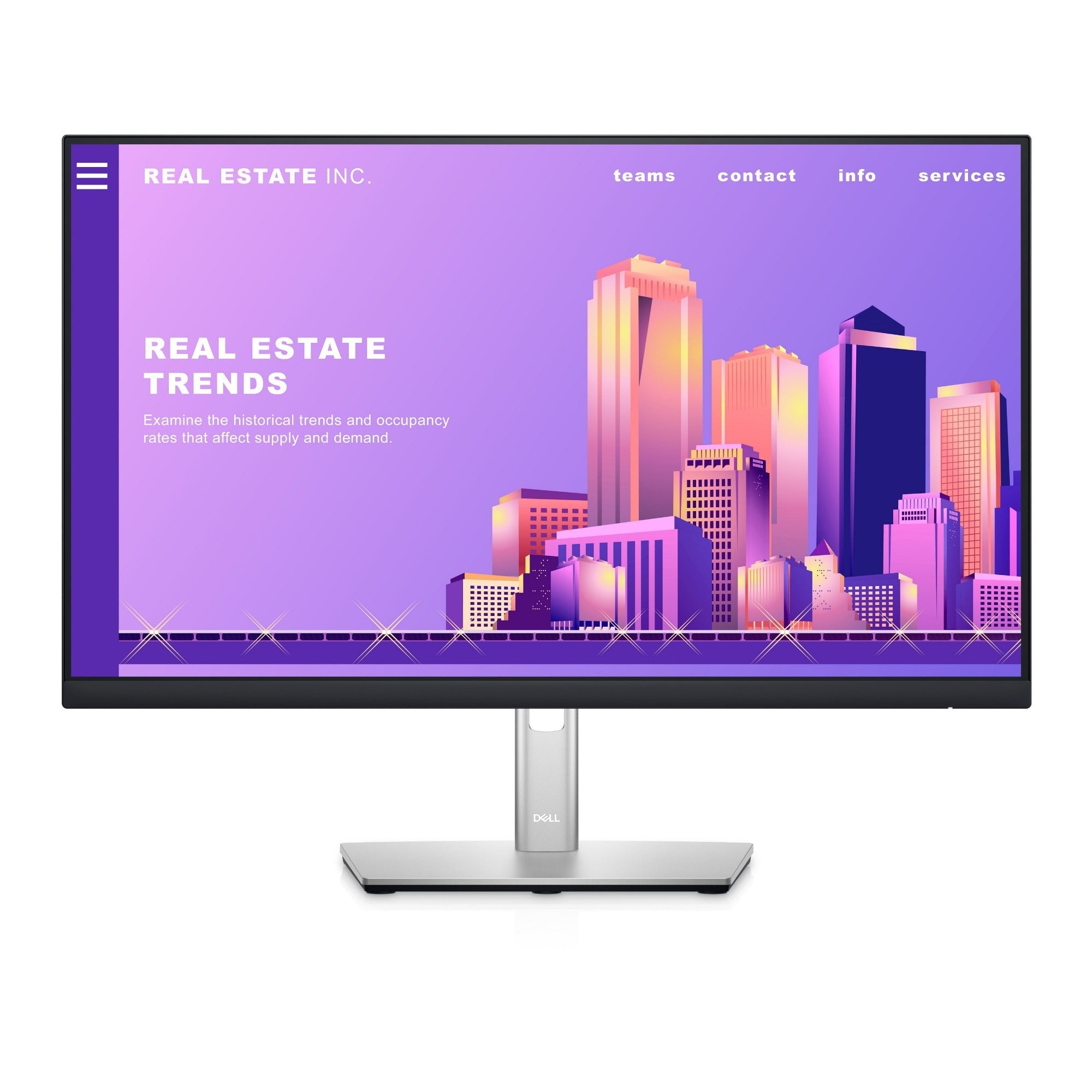 Dell P2422H Monitor, 23.8" Full HD IPS, ComfortView Plus (Certified Refurbished)