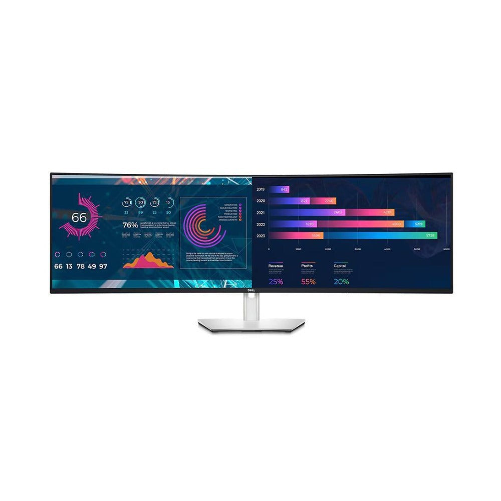 Dell UltraSharp U4924DW 49-Inch DQHD Curved Screen Edge WLED LCD Monitor (Black) (Used)