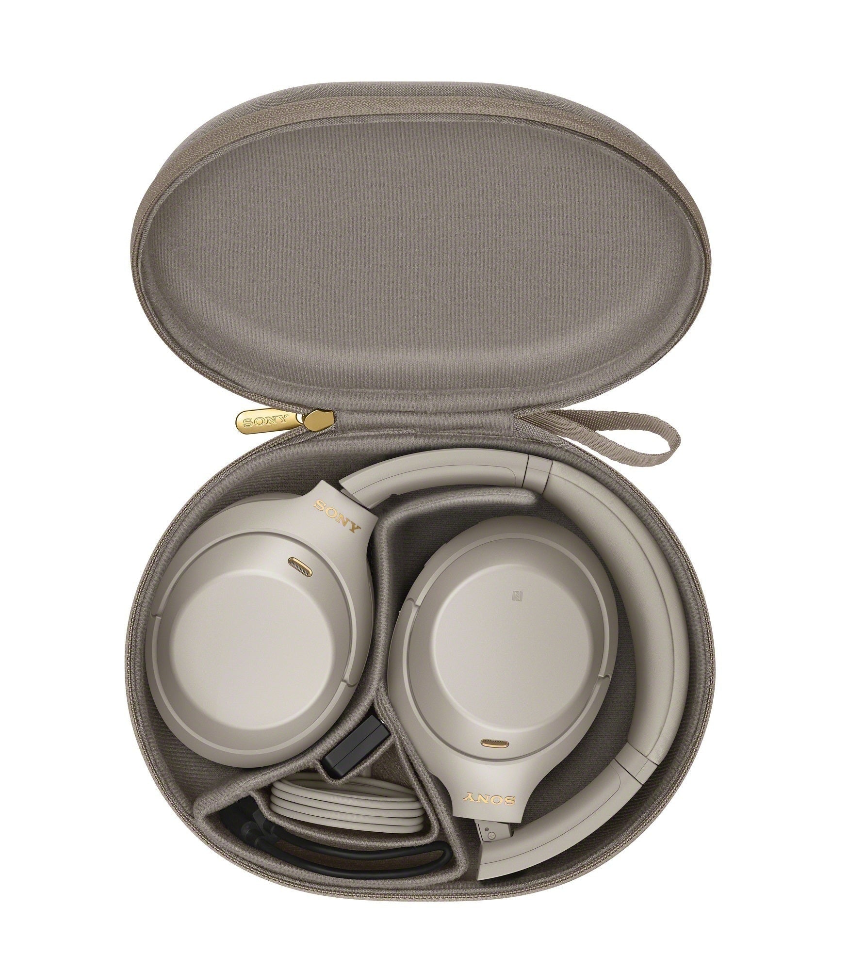 Sony WH-1000XM4 Wireless Noise Canceling Over-Ear Headphones (Silver) (Used)