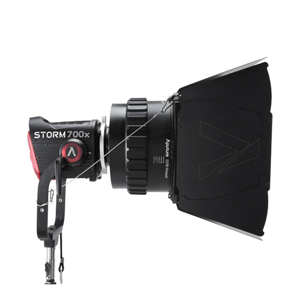 Aputure Storm 700x LED Monolight Bundle with CF10 Fresnel and Barn Doors Kit