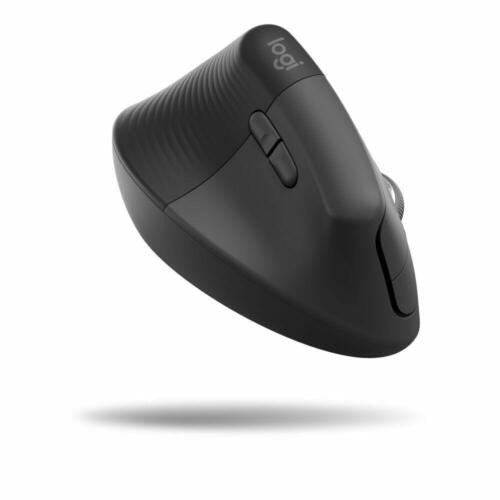 Logitech - Lift Left Vertical Wireless Ergonomic Left-Handed Mouse - Graphite