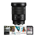 Sony E-Mount PZ 18-105mm f/4 G OSS Lens with 32GB SD Card and Software Bundle