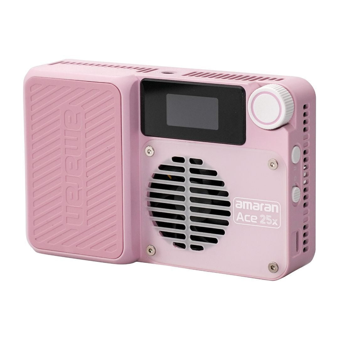 amaran Ace 25x Bi-Color LED Light with Ace Lock Quick-Release Mount and Optical Design (Pink)