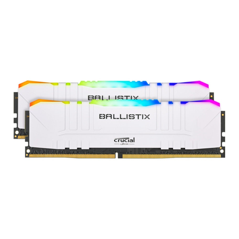 Crucial 2x8GB (16GB Kit) DDR4 3200MT/s CL16 Unbuffered DIMM 288pin White RGB