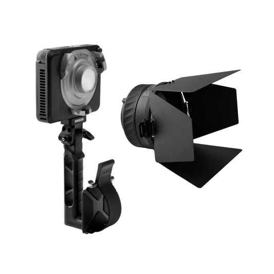 Amaran Ray 60c Full-Color RGB LED Video Light and Mini Fresnel Bundle