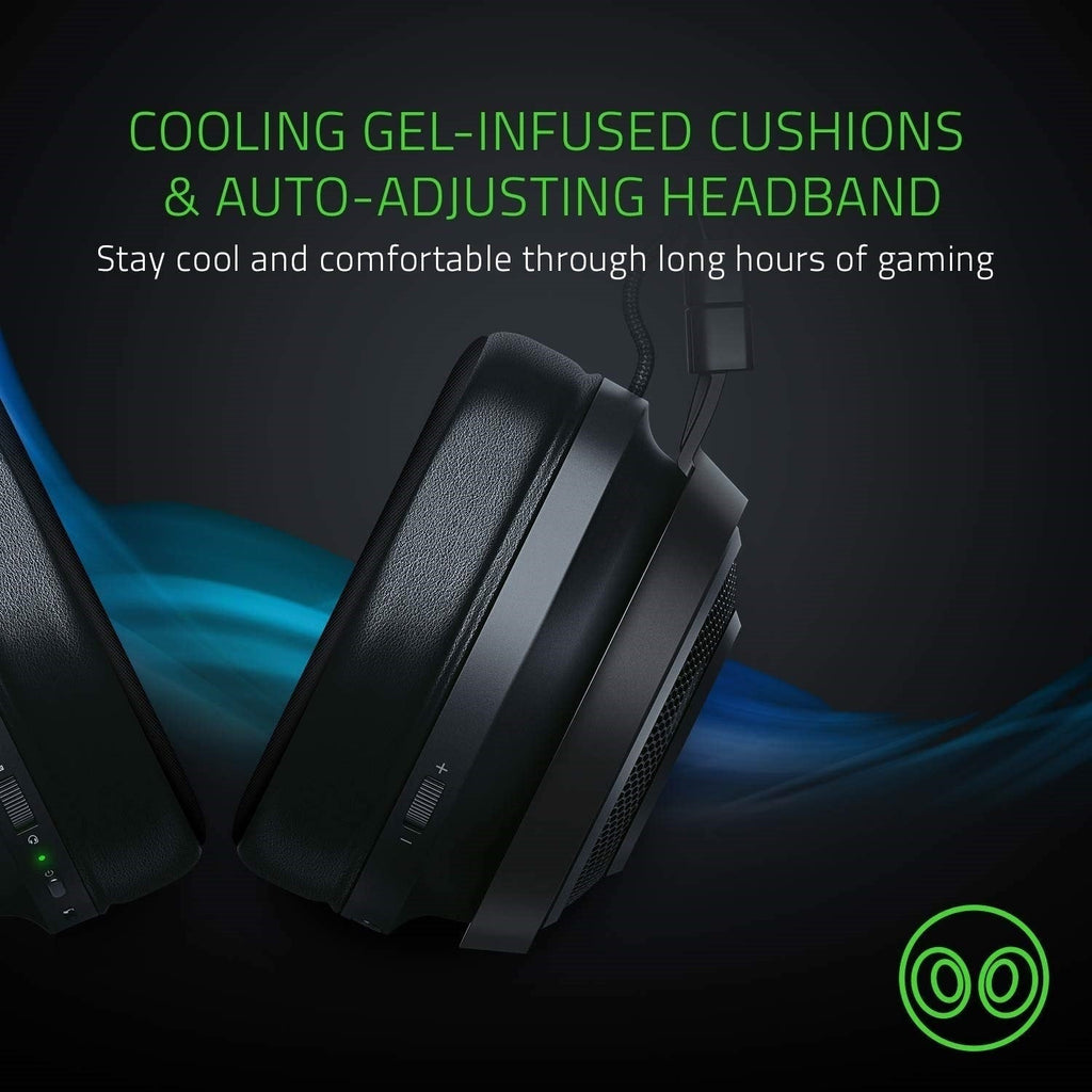 Razer Nari Ultimate Wireless Surround Sound Gaming Headset with Chroma Lighting (Certified Refurbished)