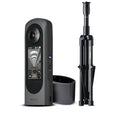 Ricoh THETA X 360-Degree Camera with TD-2 Telescopic Stand and Lens Cap Bundle