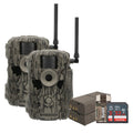 Stealth Cam 36MP Fusion Max Cellular Trail Camera 2-Pack with Fieldmax Lithium 2-Pack Bundle