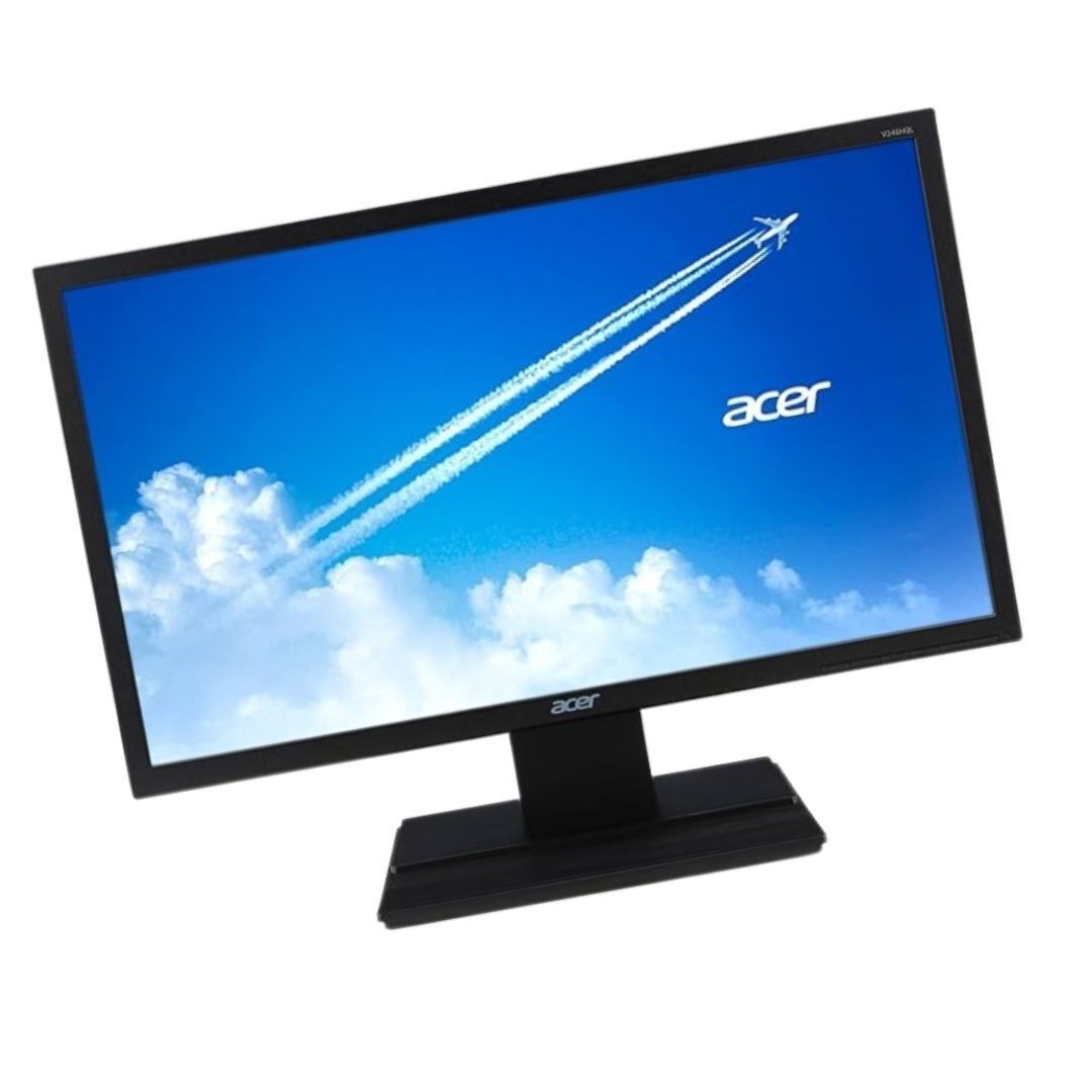 Acer V246HQL 23.6" Full HD LED Monitor (1920 x 1080), Black (Certified Refurbished)