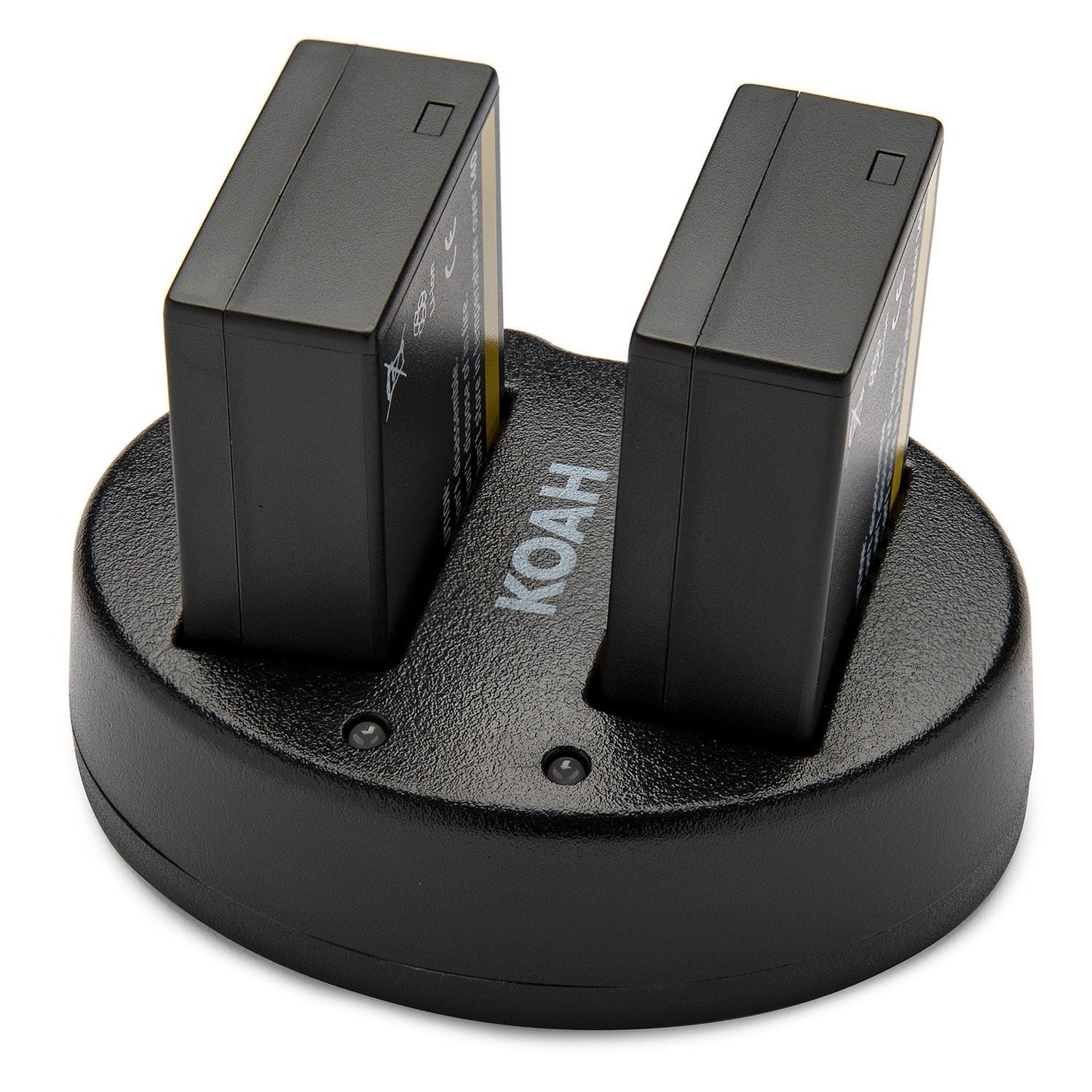 Koah 1600mAh Li-ion Battery for Panasonic DMW-BLC12 (2-pack) with Dual Charger