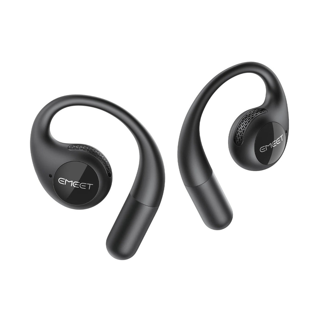 eMeet AirFlow Open-Ear Headphones with Detachable Mic Boom