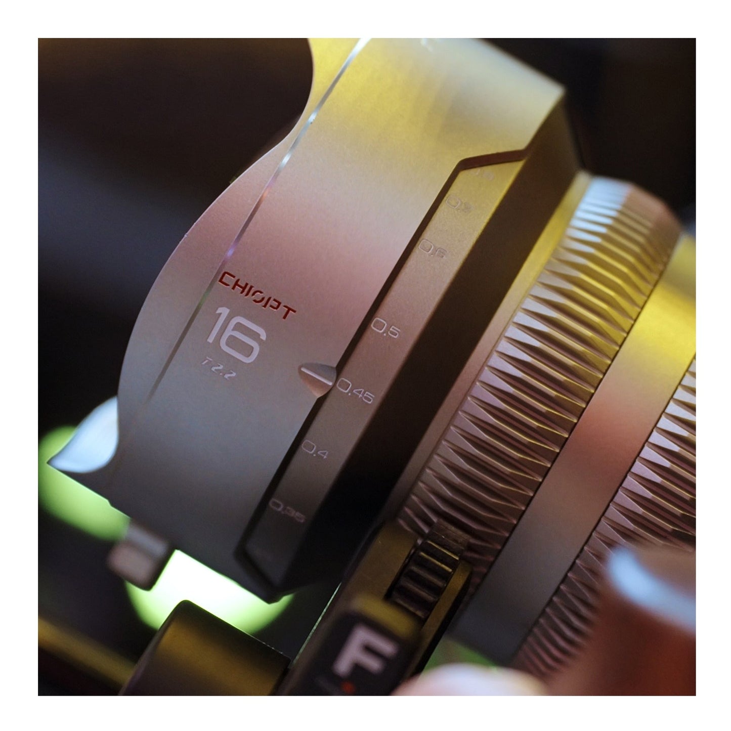 CHIOPT AURA 16mm T2.2 Cinema Lens (Sony E-Mount) Full-Frame with Cine Prime and Manual Focus