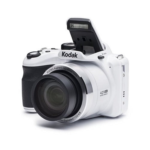 Kodak PIXPRO AZ425 Astro Zoom Camera (White) with 32GB SD Card and Camera Case