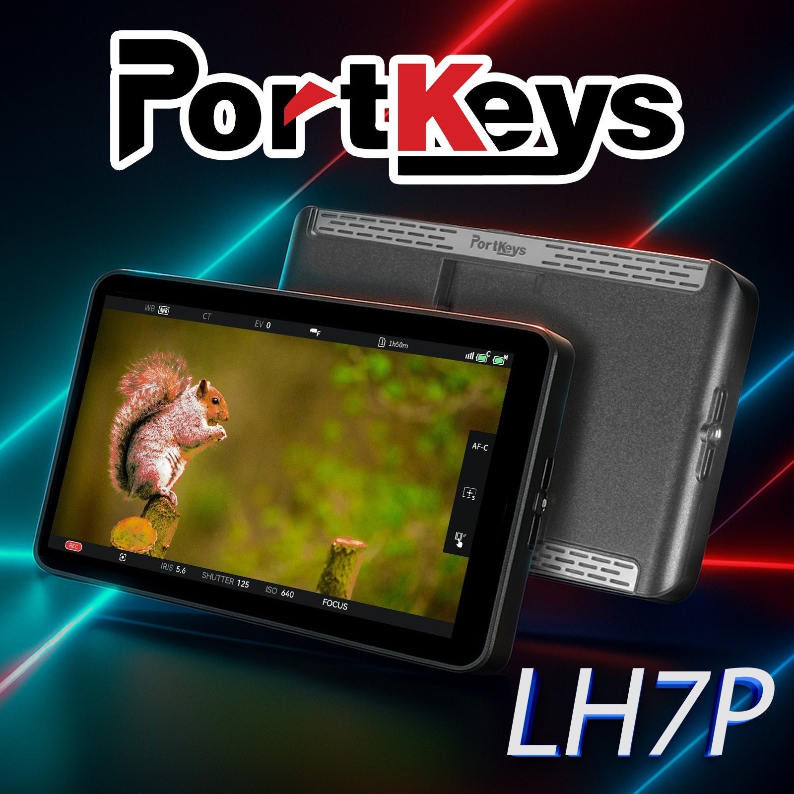 PORTKEYS LH7P 7-Inch High-Bright Touchscreen Monitor Bundle