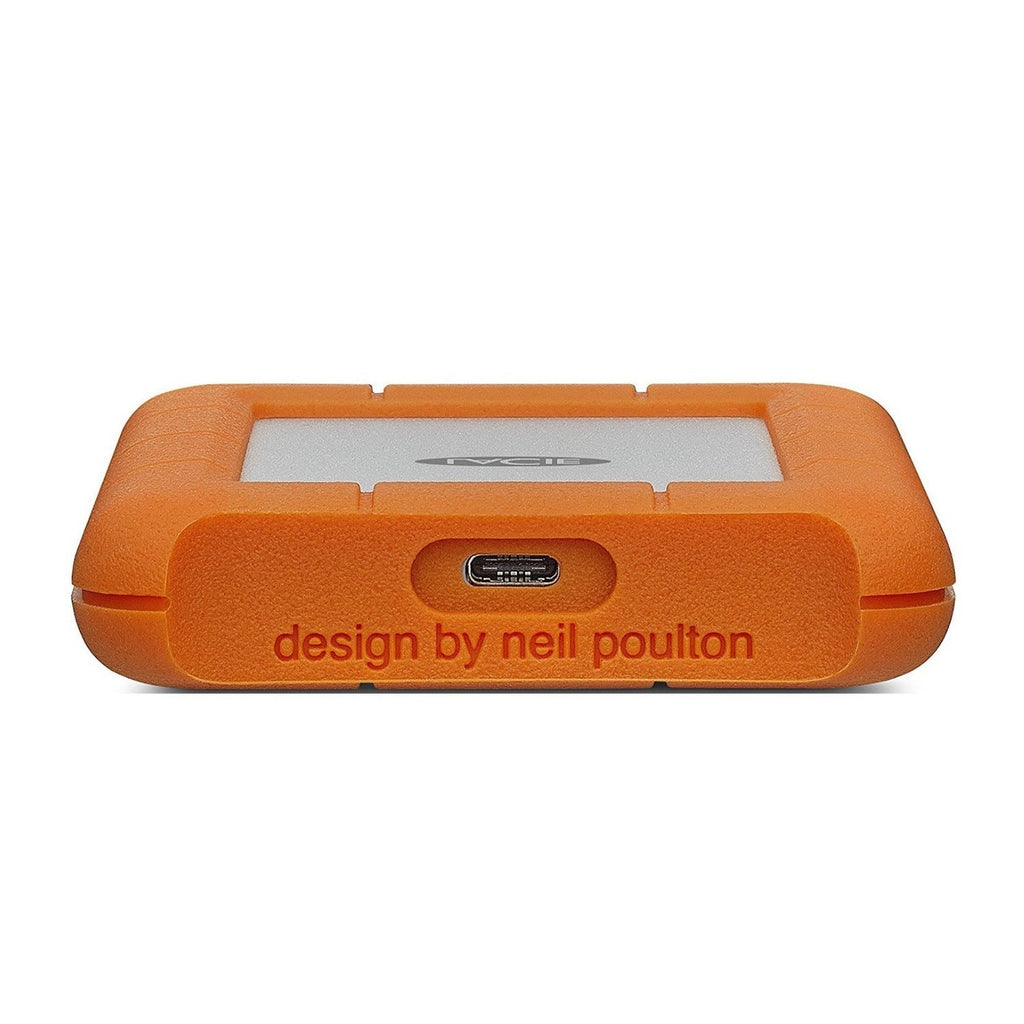 LaCie Rugged USB-C 1TB Portable External Hard Drive