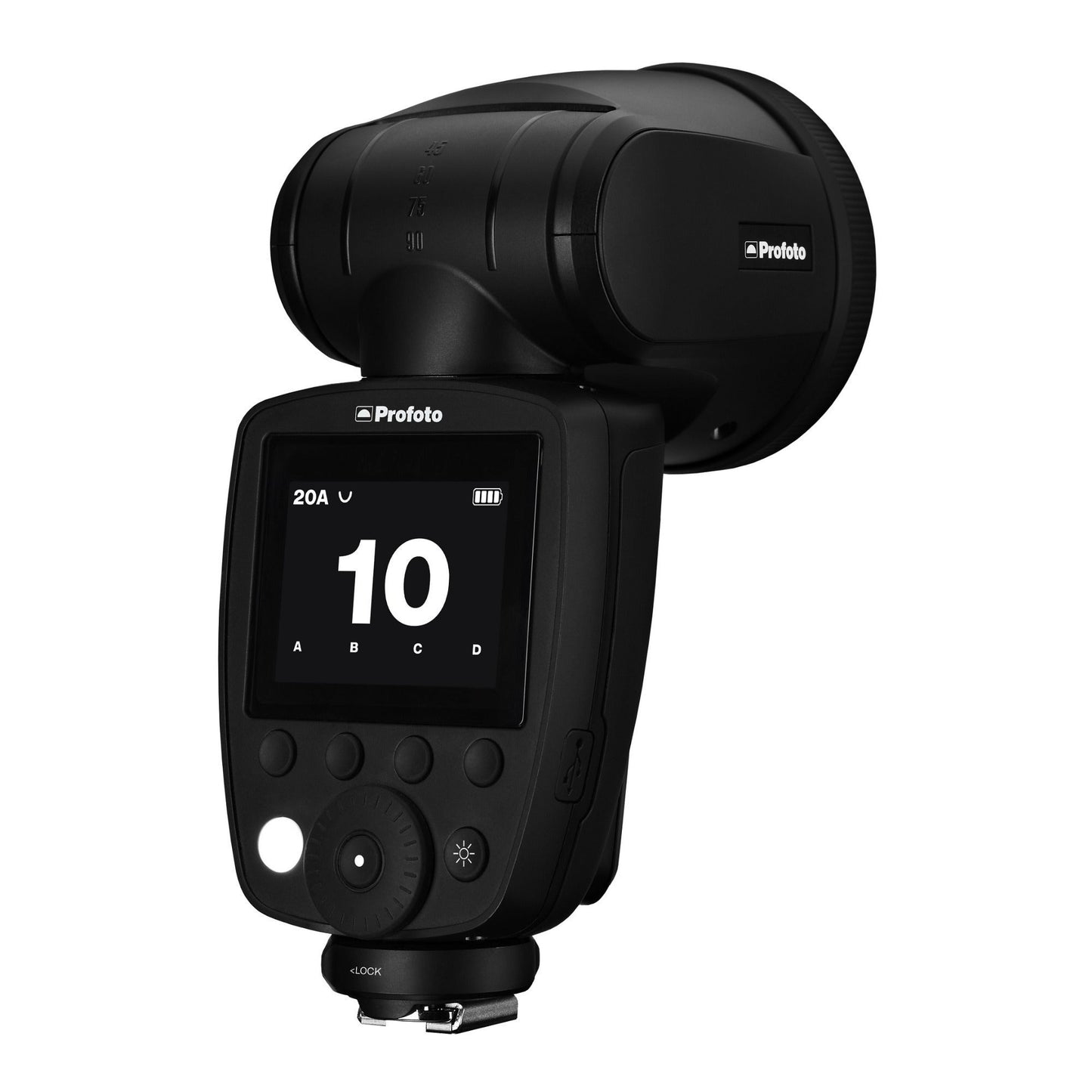 Profoto A10 AirTTL-C Studio Light for Canon with Dome, Grid 20, Softbox 2' Octa