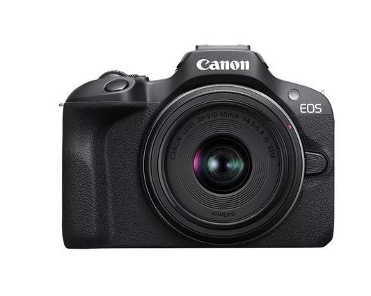 Canon EOS R100 Mirrorless Camera with RF-S 18-45mm IS STM Lens Kit (Certified Refurbished)