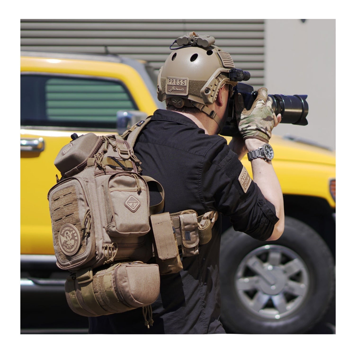 Hazard 4 Freelance Photo and Drone Sling-Pack with Padded Dividers (Black)