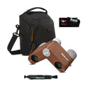 Nikon 4x10D CF Pocket Binoculars (Amber Brown) with Shoulder Bag Bundle