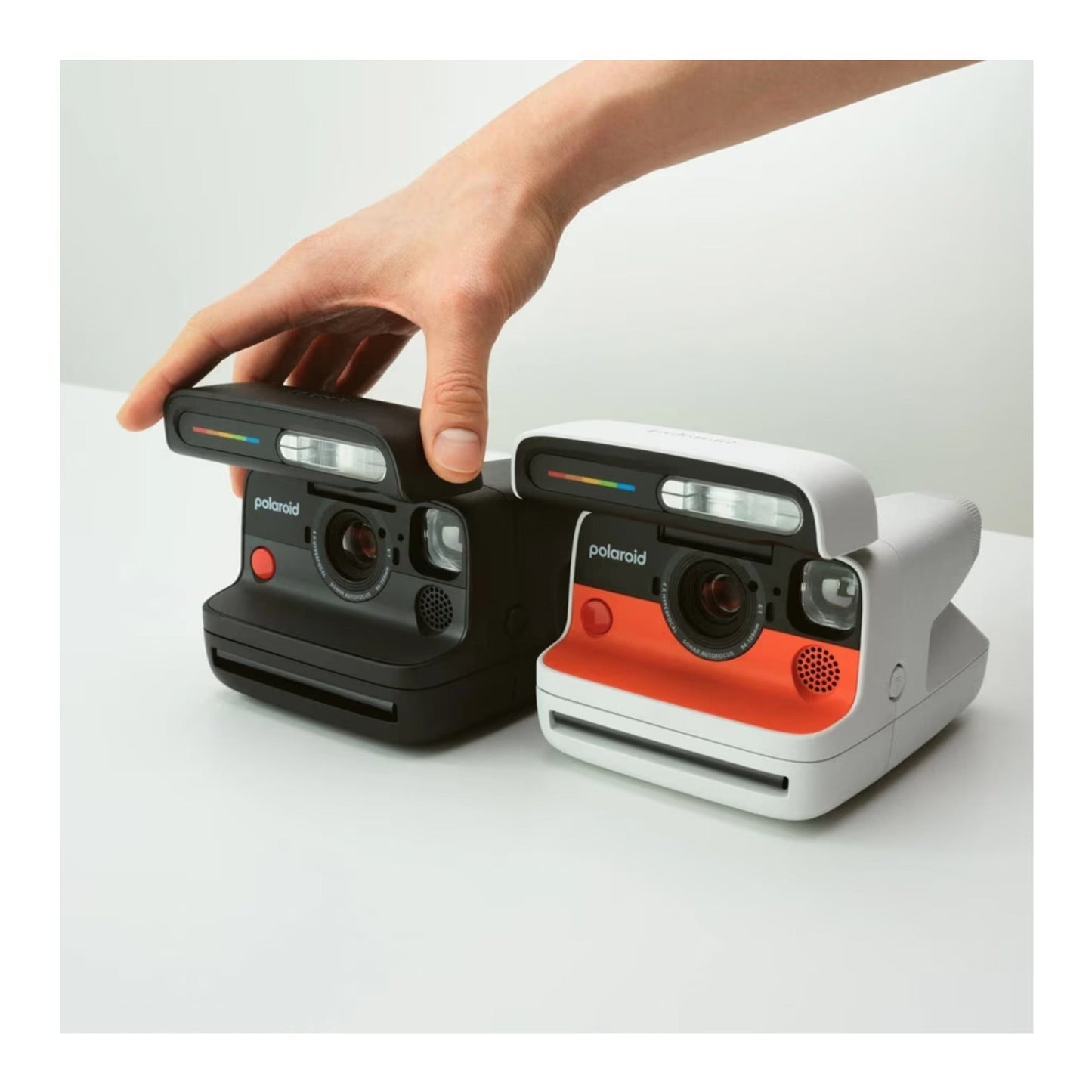 Polaroid Flip Instant Camera with Sonar Autofocus (White) and Accessories Bundle