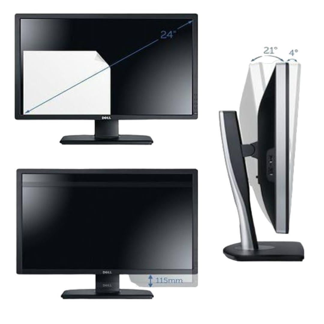 Dell UltraSharp U2412M 24" Widescreen LED Monitor (1920 x 1200) (Certified Refurbished)