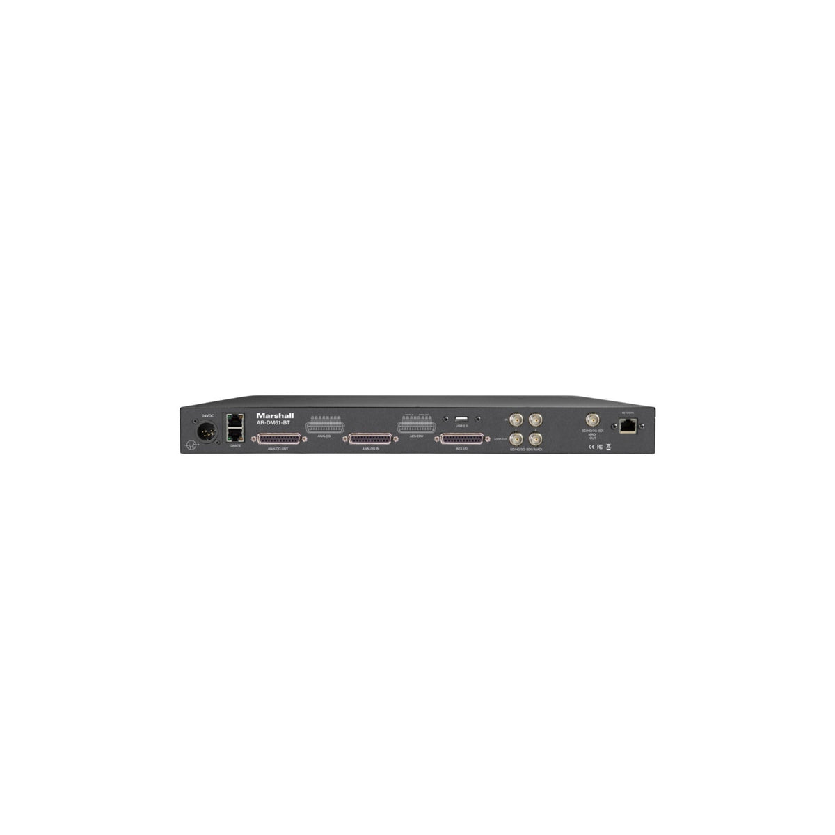 Marshall Electronics ARDM61-BT-64DT Digital Audio Monitor with Dante Module