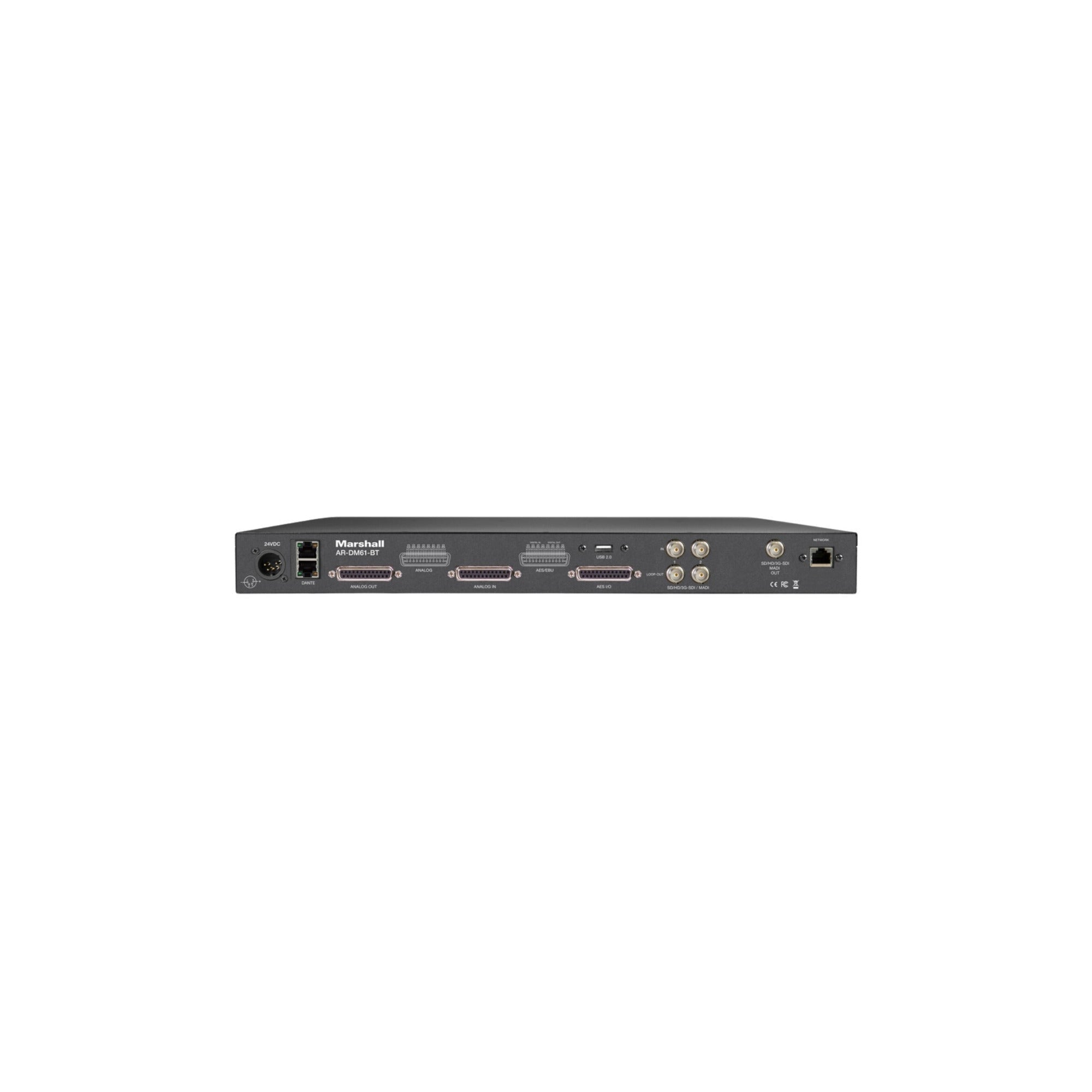 Marshall Electronics ARDM61-BT-64DT Digital Audio Monitor with Dante Module