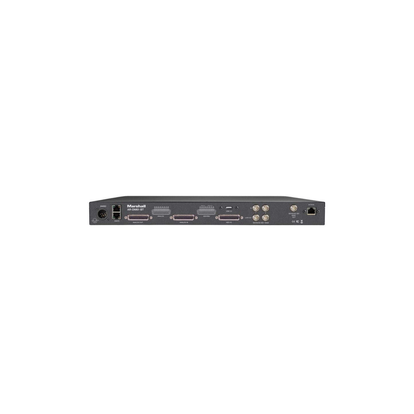 Marshall Electronics ARDM61-BT-64DT Digital Audio Monitor with Dante Module