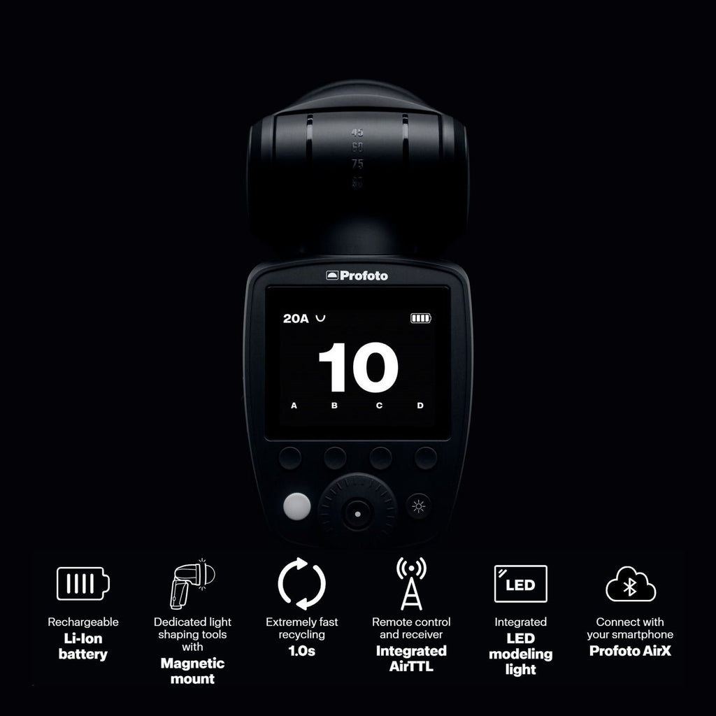 Profoto A10 On-Camera Flash Light for Sony Camera Bundle with Accessories