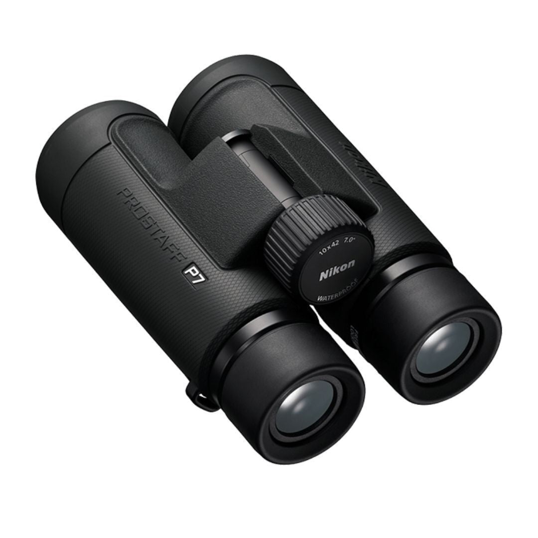 Nikon PROSTAFF P7 10x42 Waterproof Binoculars, Locking Diopter (Black) (Certified Refurbished)