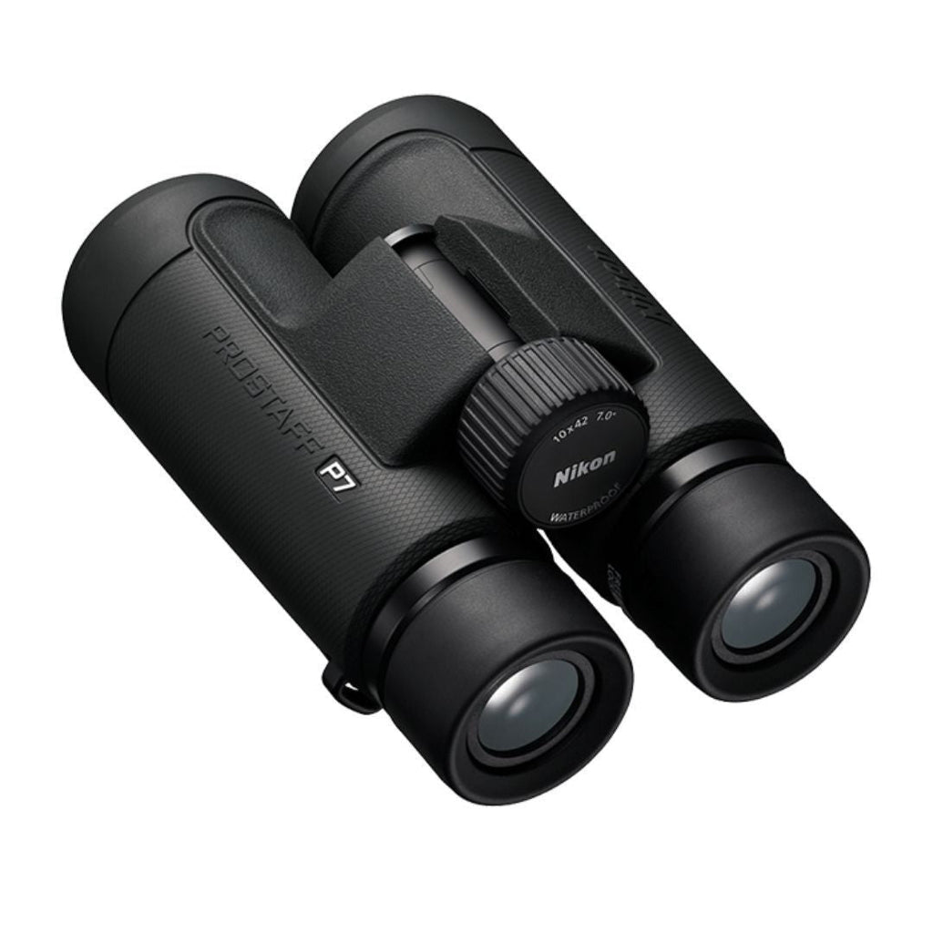 Nikon PROSTAFF P7 10x42 Waterproof Binoculars, Locking Diopter (Black) (Certified Refurbished)