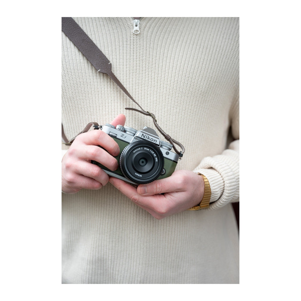 Nikon Zf Mirrorless Camera with 24.5MP Full Frame Sensor (Silver and Moss Green)