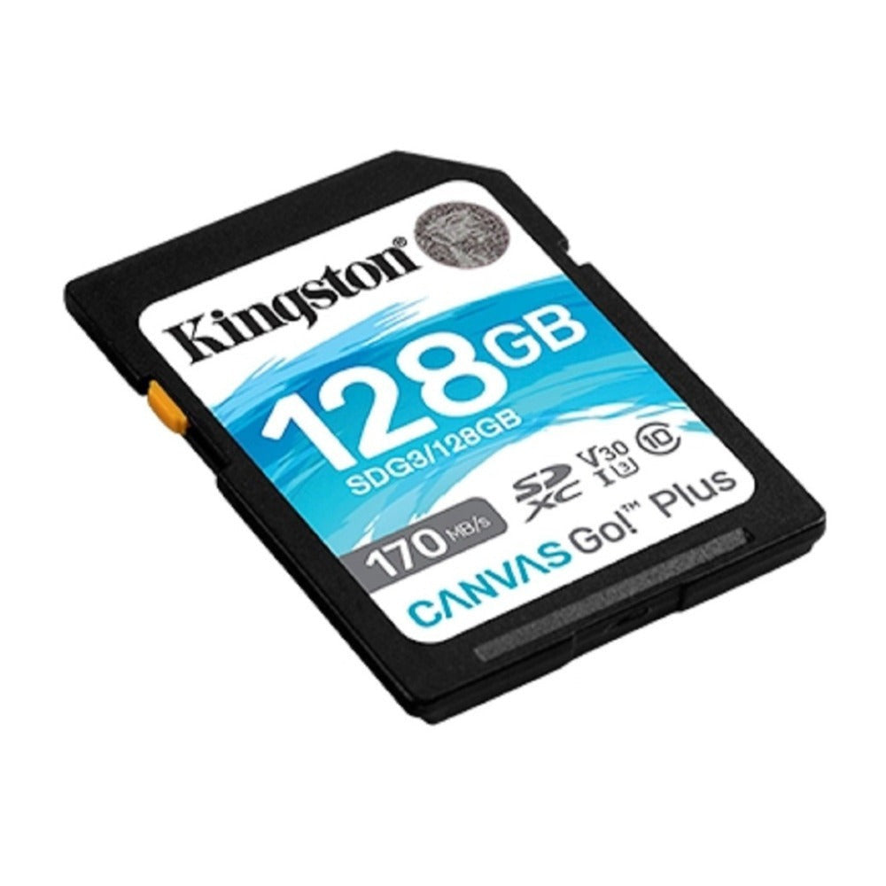 Kingston 128GB SDXC Canvas Go Plus 170MB/s Read Memory Card (SDG3/128GB)