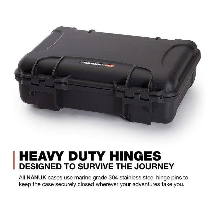 Nanuk 910 Case for Sennheiser ENG System and 2 Senal Systems (Black)